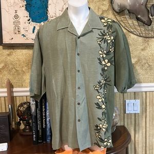Pusser’s Island Reserve. Linen/silk Button Down. XXL